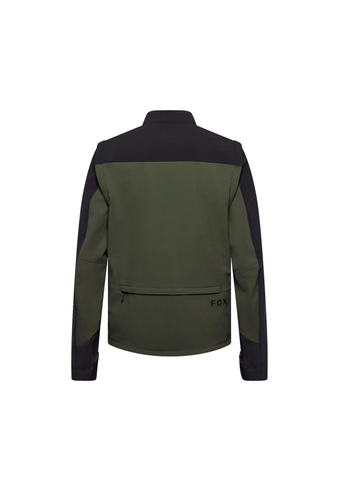 Chaqueta Moto Ranger Softshell Off-Road Verde Fox-1