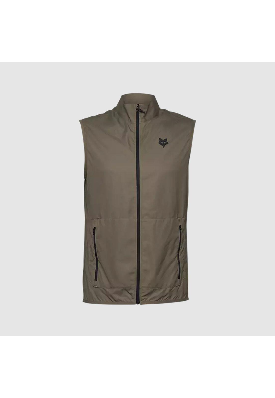 Chaqueta Cortavientos Bicicleta Ranger Sin Mangas Cafe Fox-0