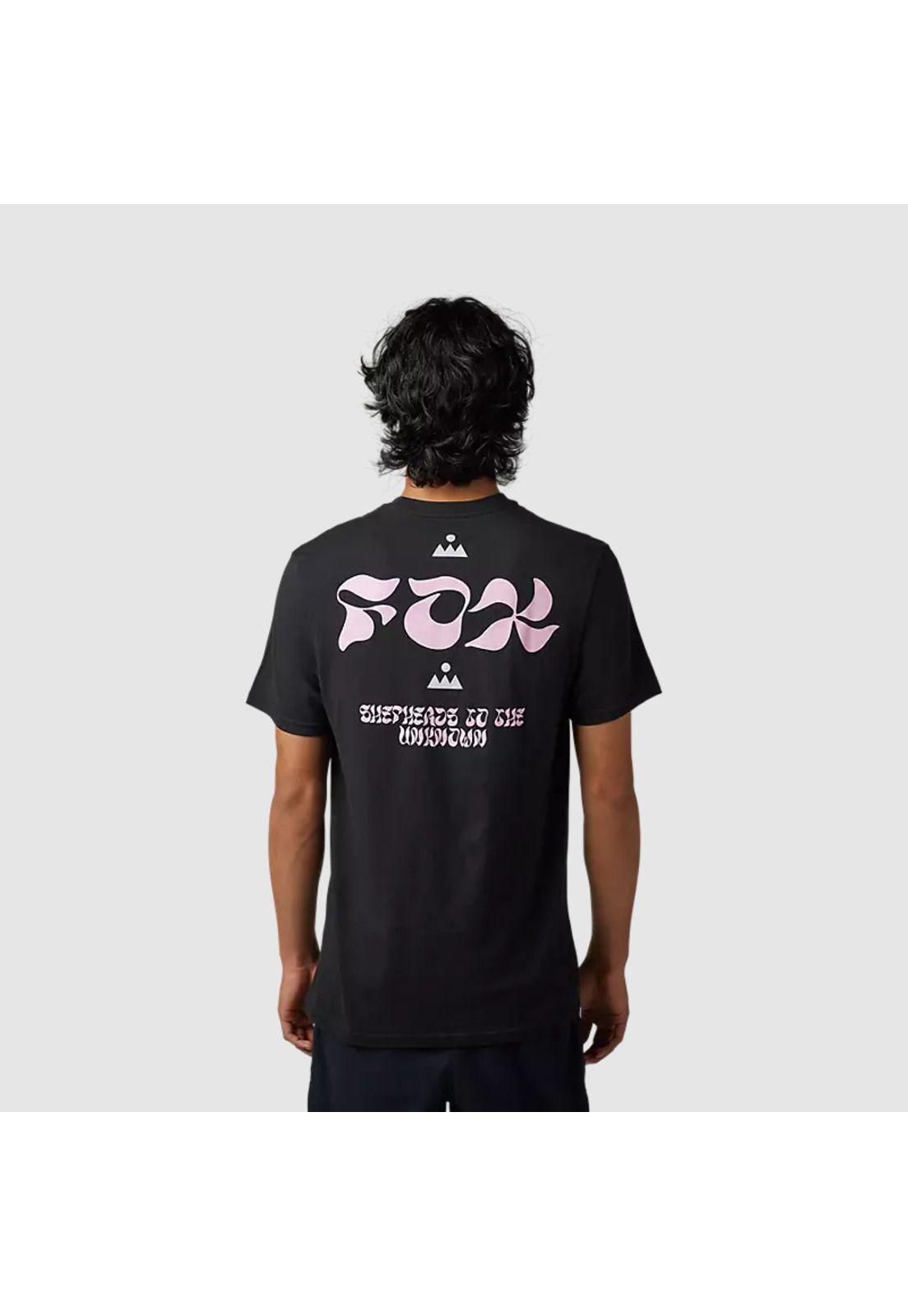 Polera Lifestyle Zonify Tee Negro Fox-1