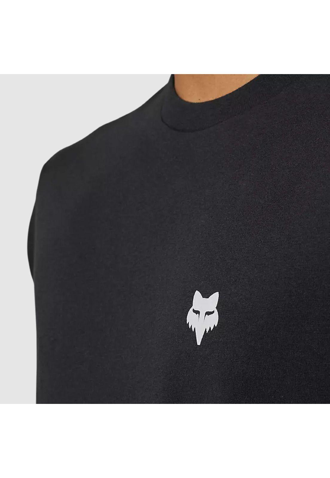 Polera Lifestyle Zonify Tee Negro Fox-4