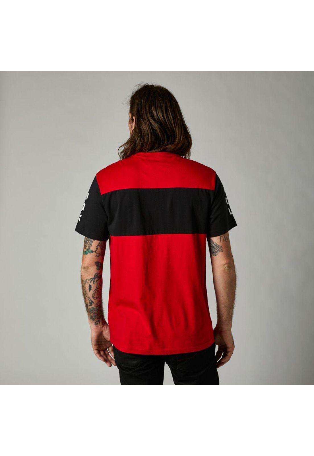 Polera Lifestyle Mirer SS Crew Rojo Fox-2