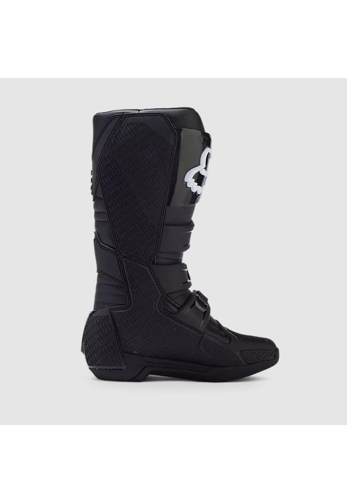 Botas Moto Niño Comp Negro/Blanco Fox-2