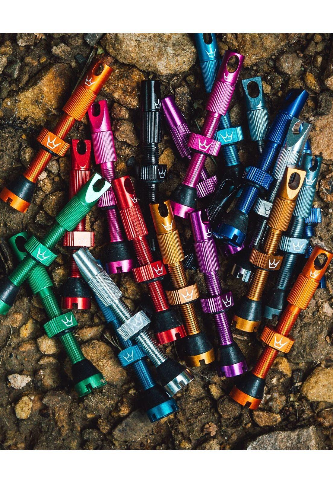Valvula Tubular Chris King 42Mm Rojo/Verde Peaty's-2