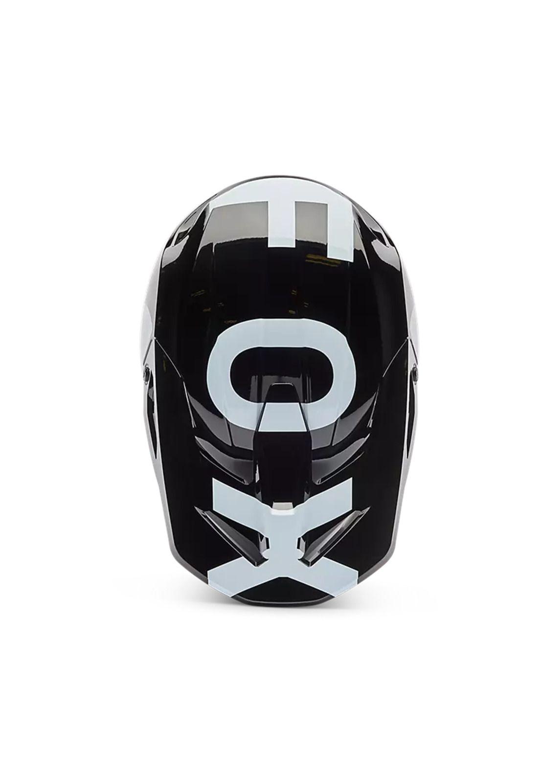 Casco Moto V1 Shield Negro Fox-3