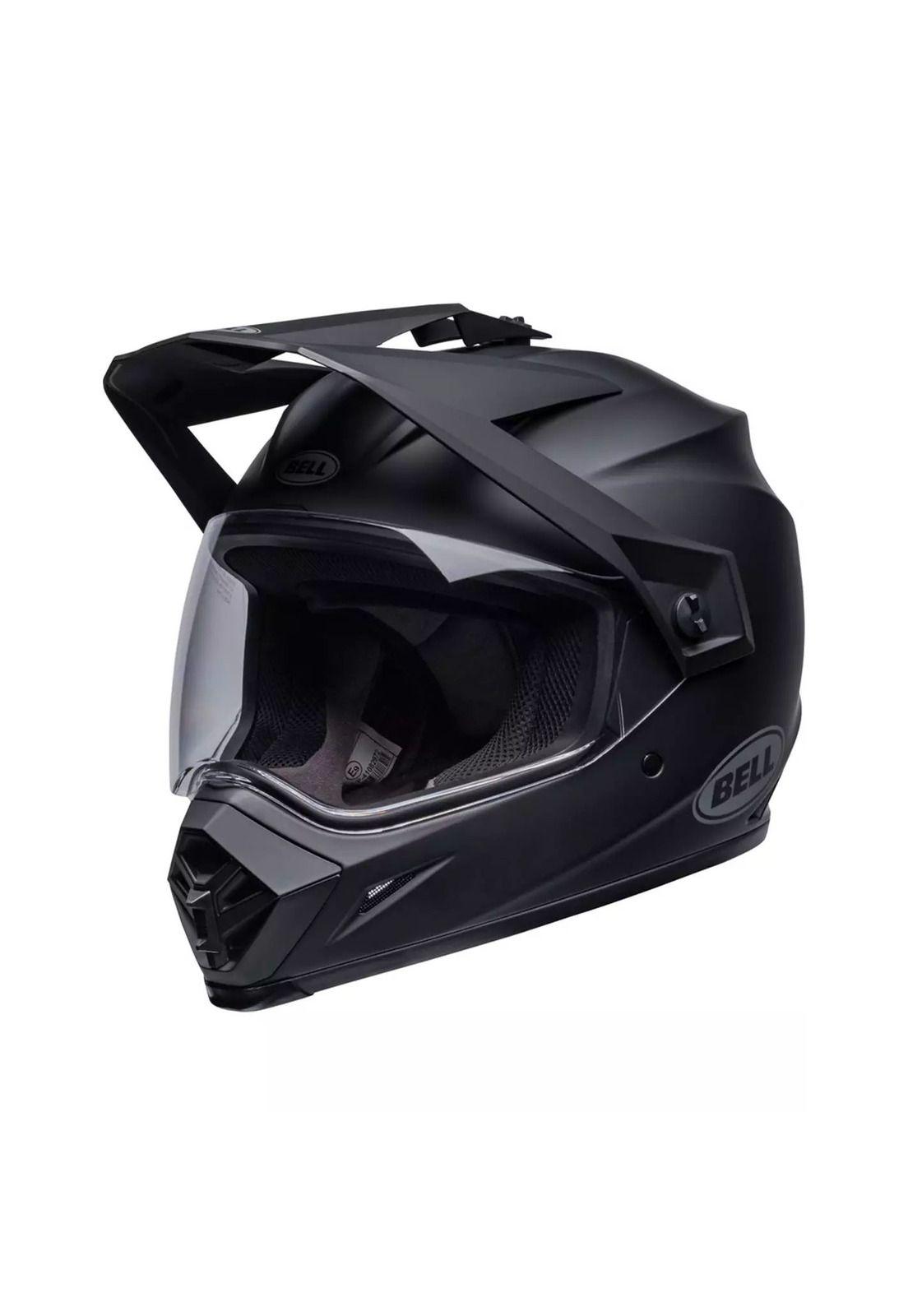 Casco Moto Calle MX-9 Adventure Mips Negro Certificado QR Bell-1