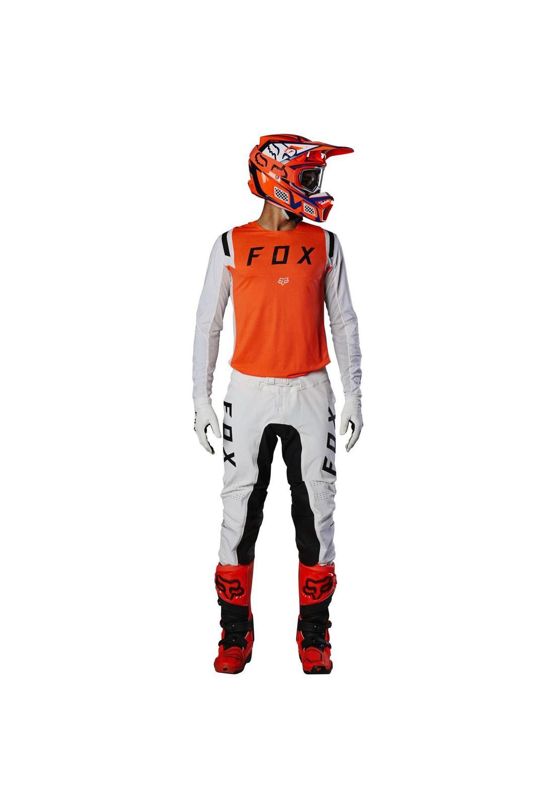 Pantalon Moto Flexair Howk Naranjo Fox-1