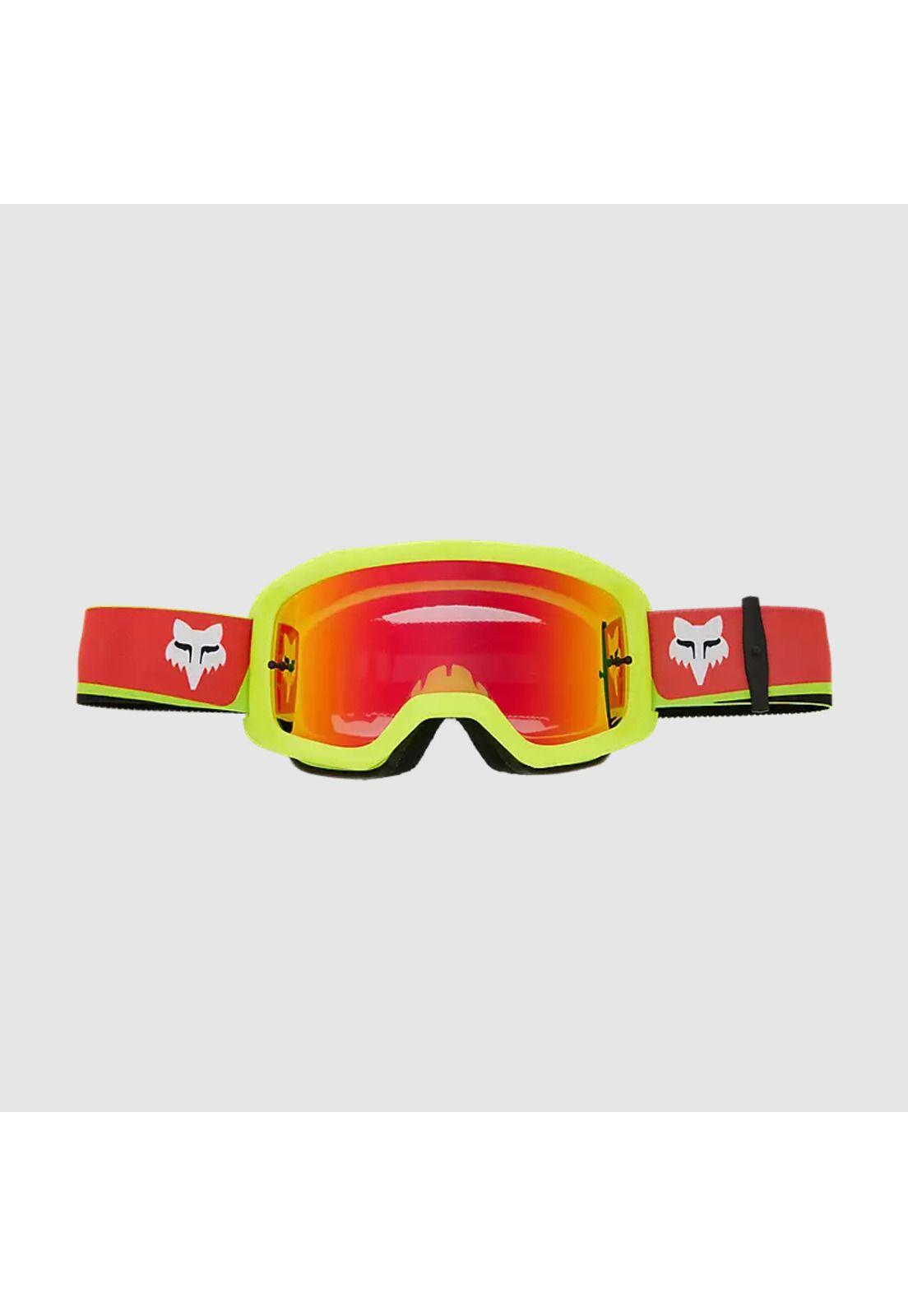 Antiparra Moto Main Ballast Espejada Rojo/Amarillo Fox-0
