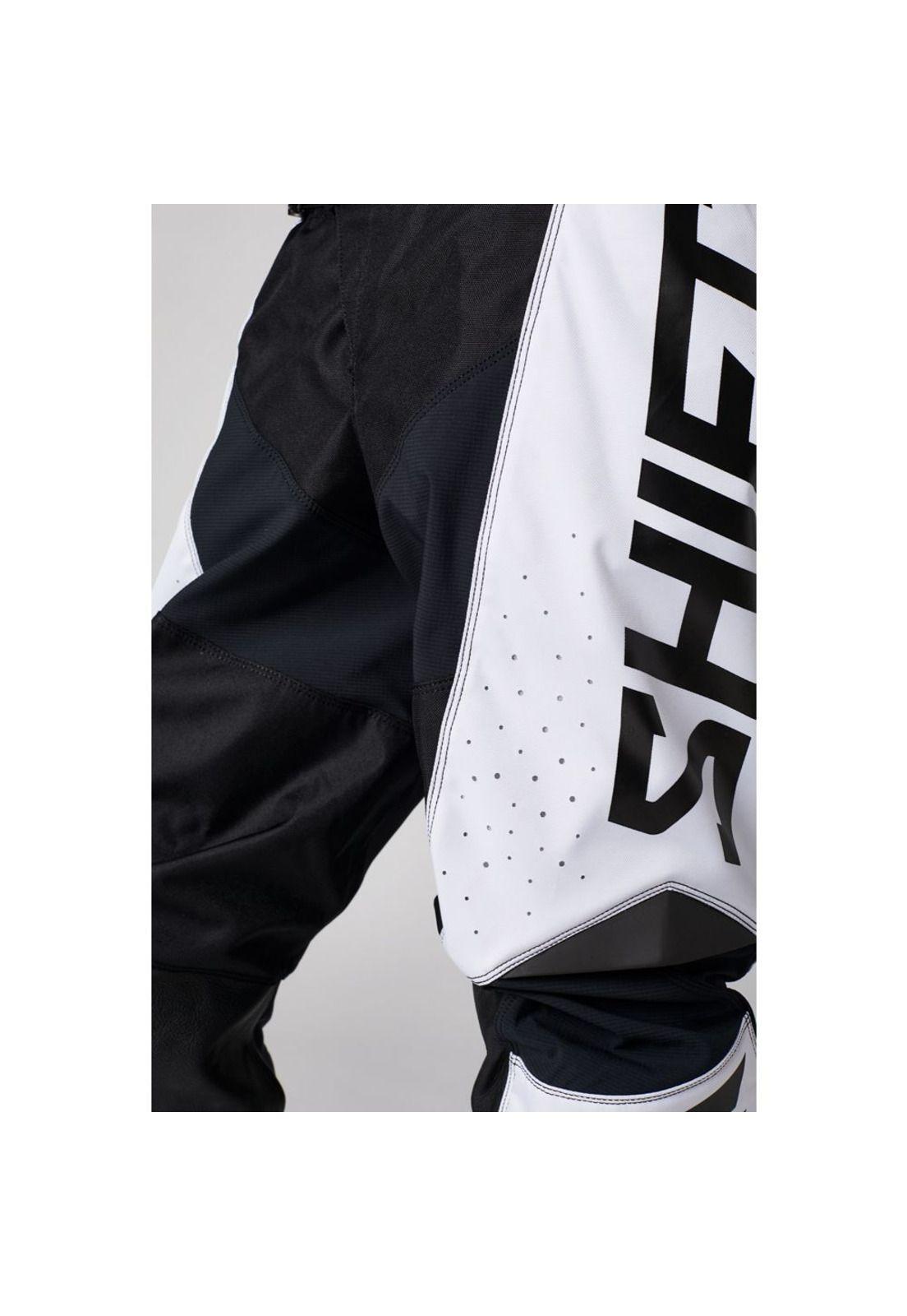 Pantalon Moto White Label Trac Blanco Shift-4
