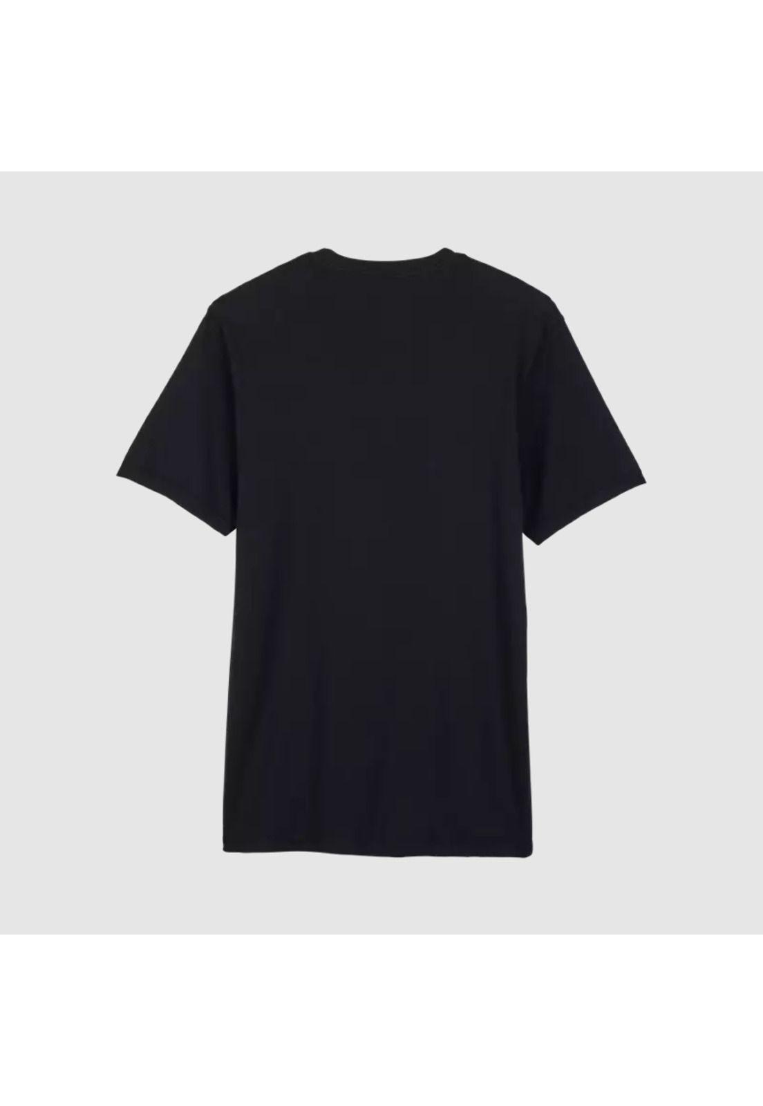 Polera Lifestyle Fox x Honda Negro Fox-1