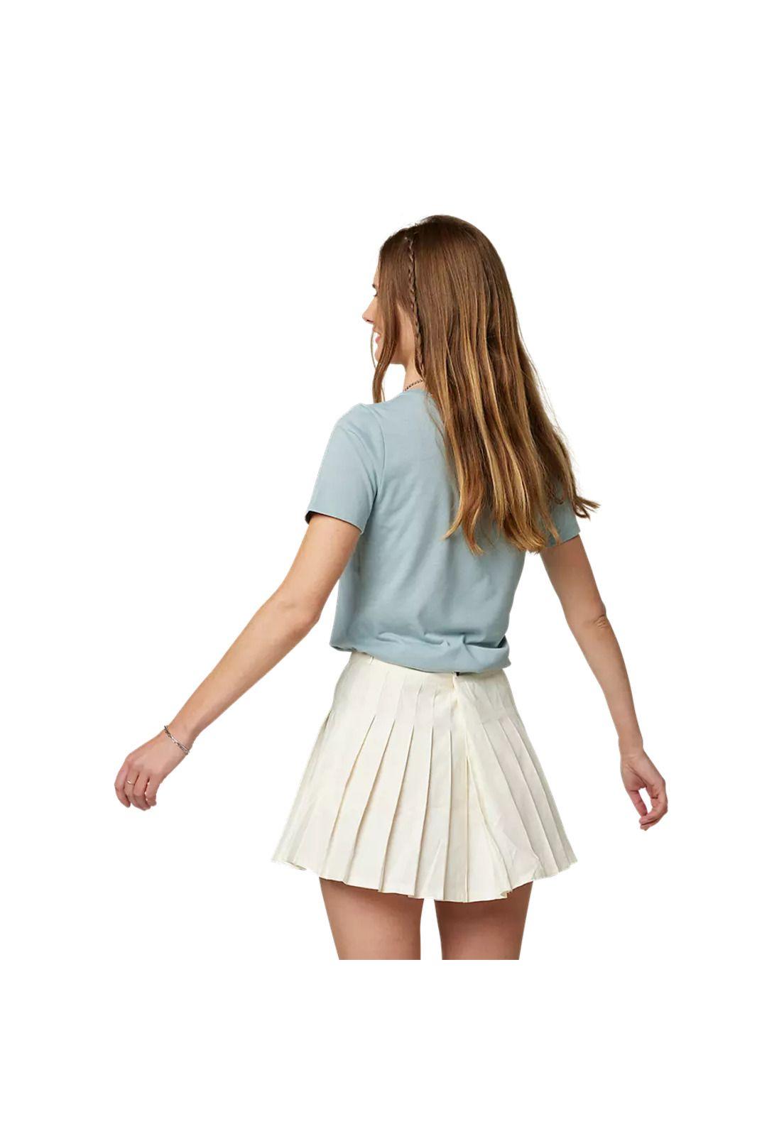 Polera Lifestyle Mujer Pinnacle Gris Azulado Fox-2