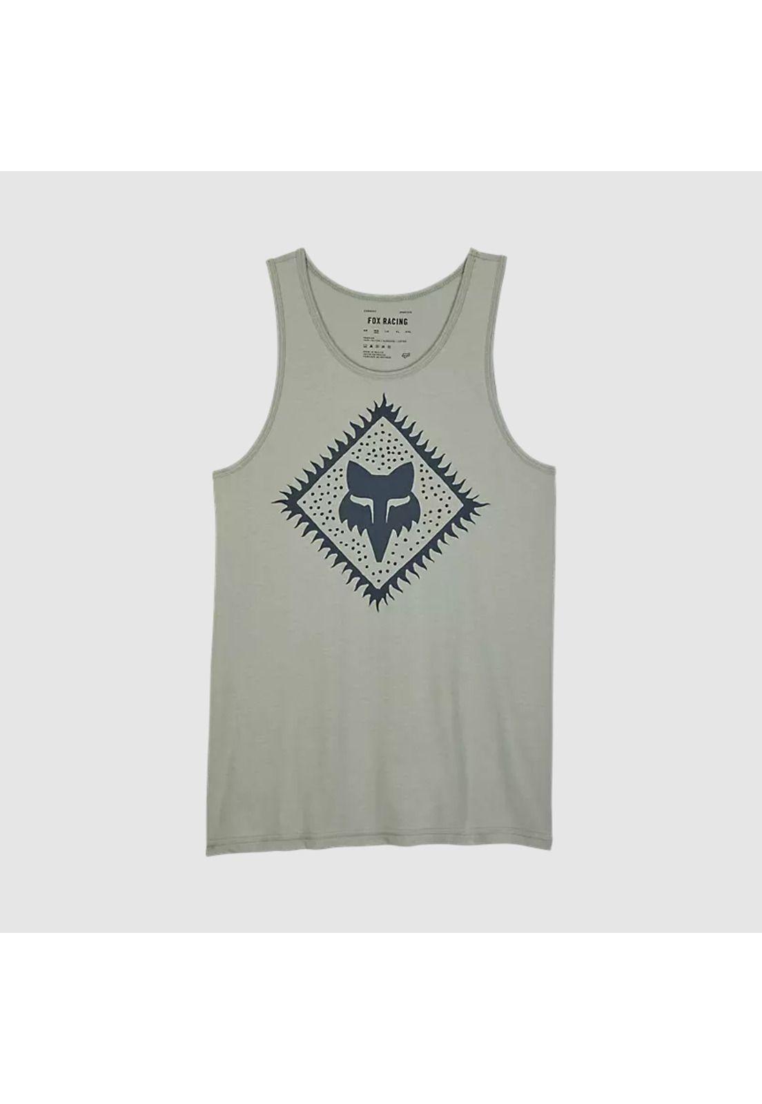 Polera Lifestyle Leo Premium Tank Gris Fox-2