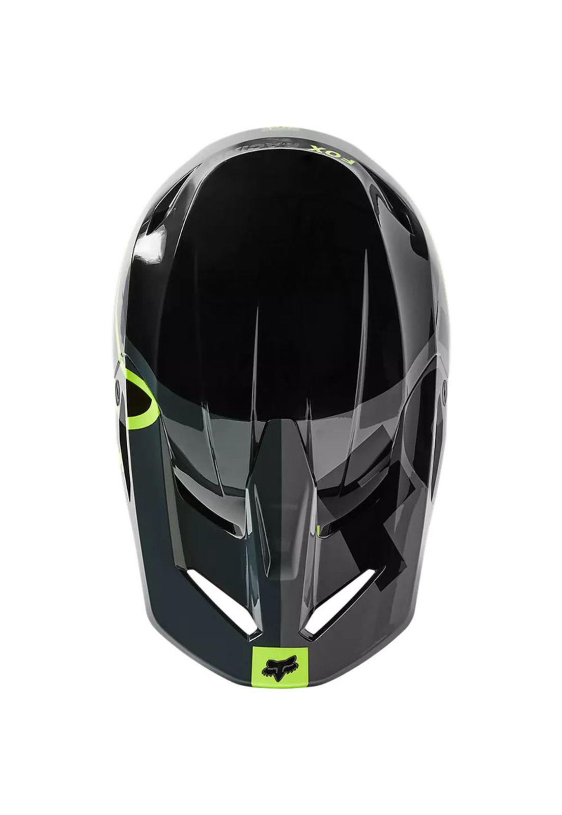 Casco Moto V1 Xpozr Negro Fox-3