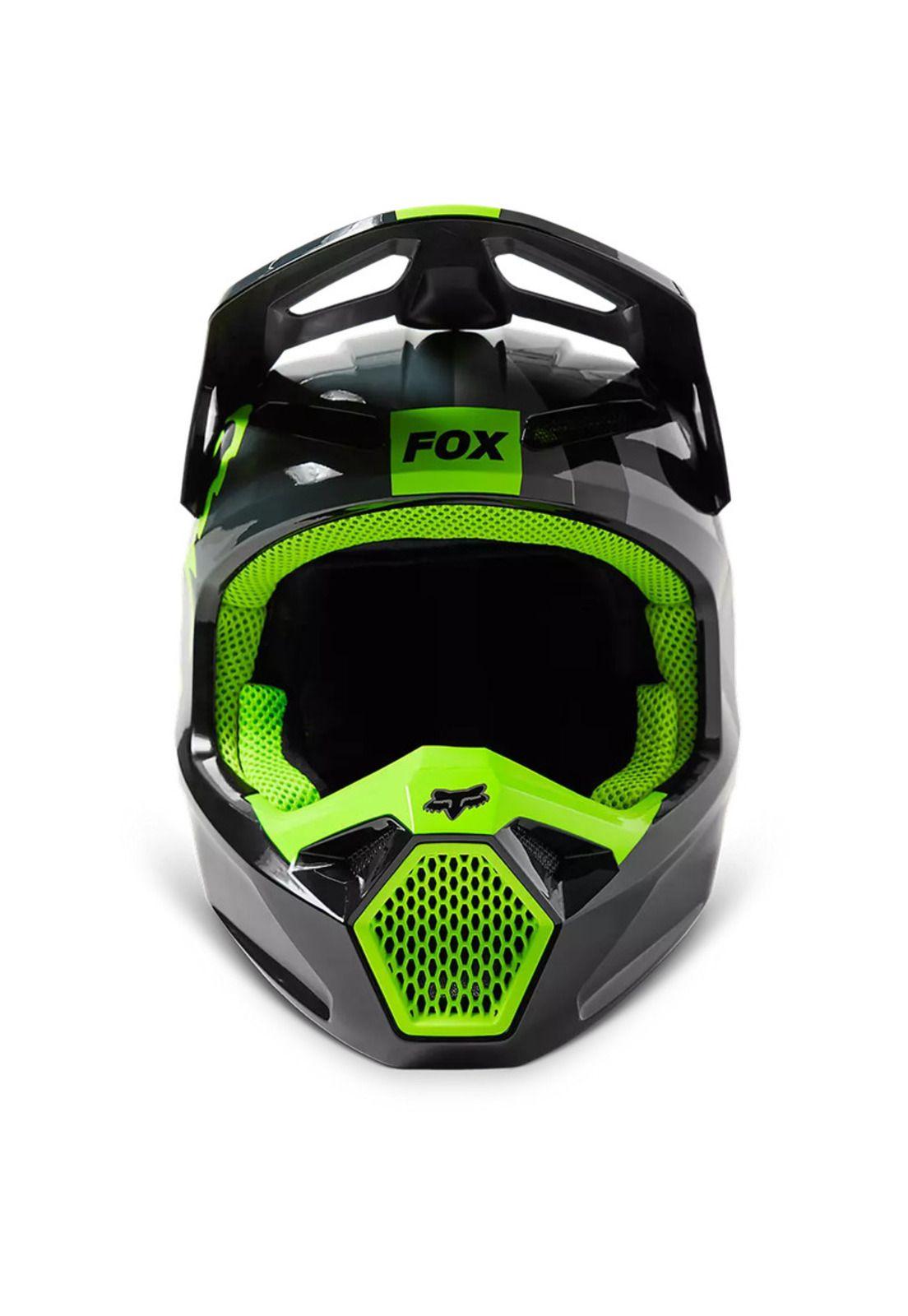 Casco Moto V1 Xpozr Negro Fox-4