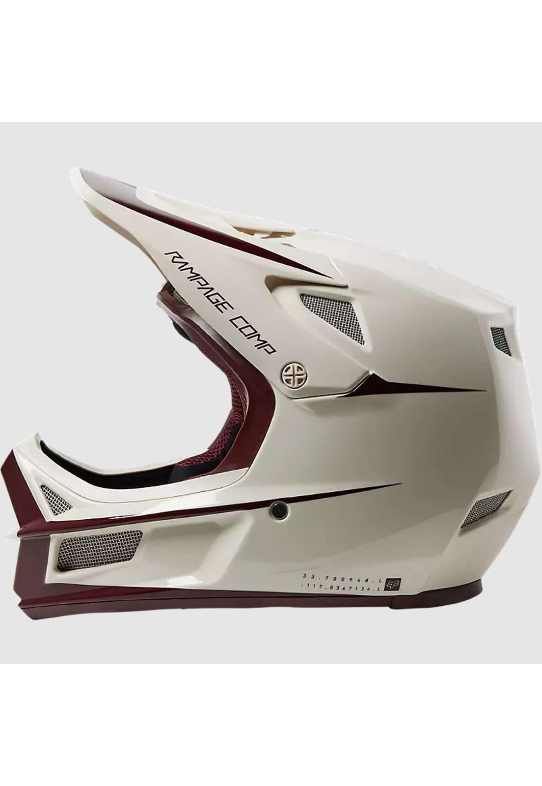 Casco Bicicleta Rampage Comp Stohn Blanco Fox-2