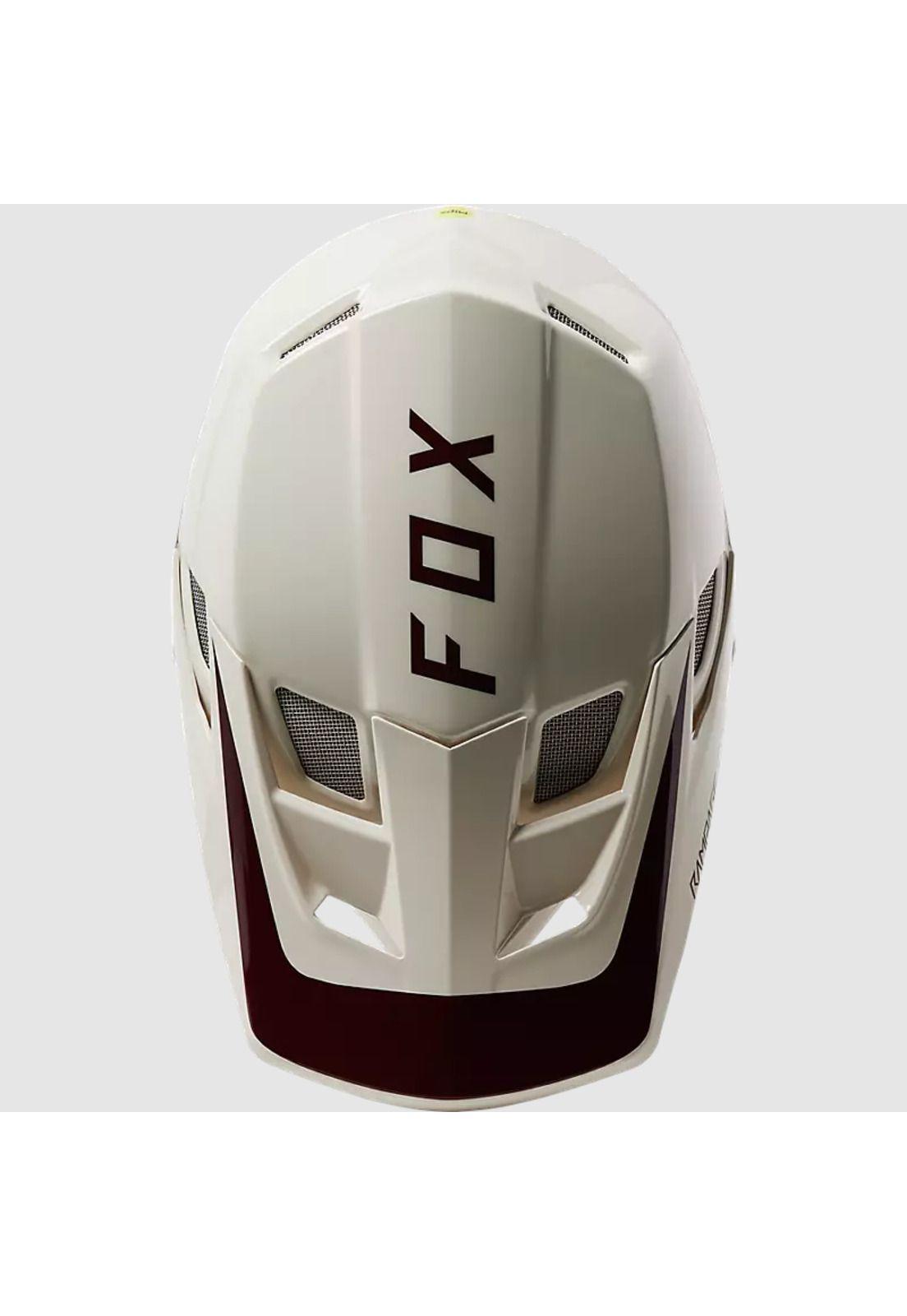 Casco Bicicleta Rampage Comp Stohn Blanco Fox-3