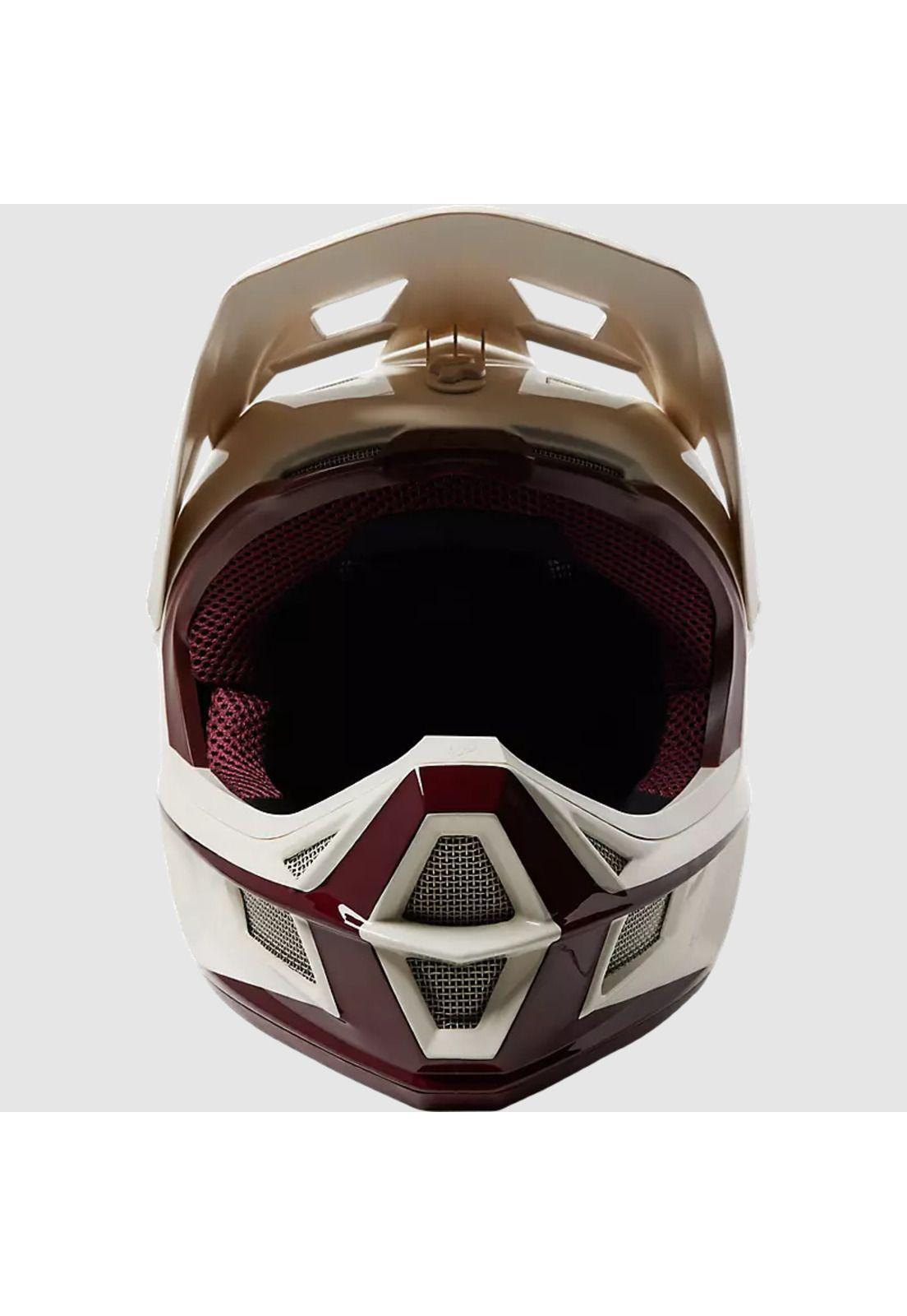 Casco Bicicleta Rampage Comp Stohn Blanco Fox-4
