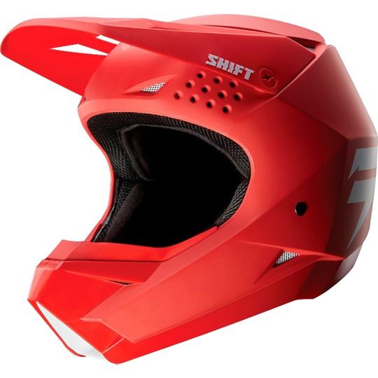 Casco Moto White Rojo Shift.._-1