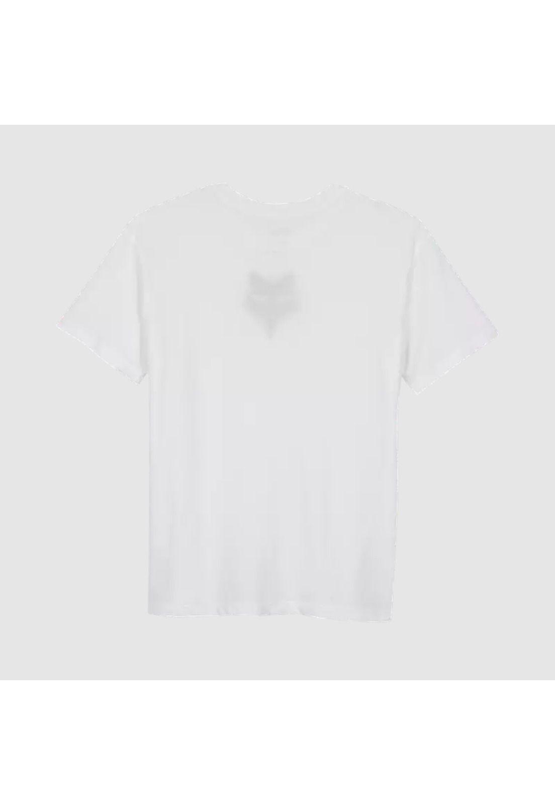 Polera Lifestyle Mujer Fox Head Blanco/Negro Fox-2