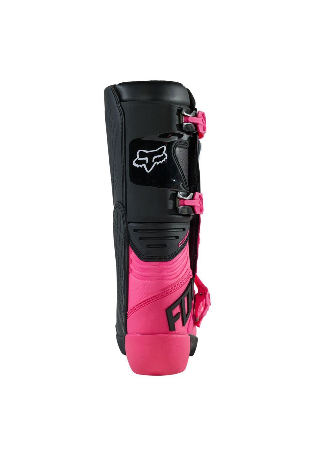 Botas Moto Niña Comp Rosado Fox-3