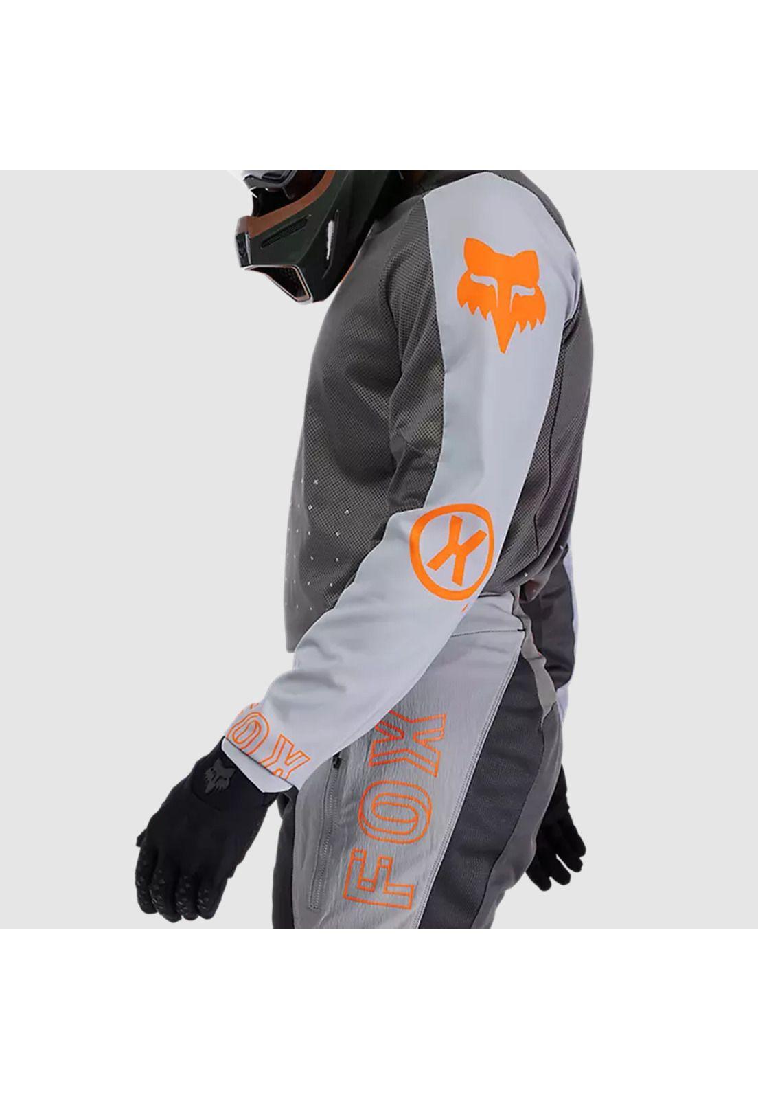Polera Moto Off-Road Ranger Air Gris Fox-4