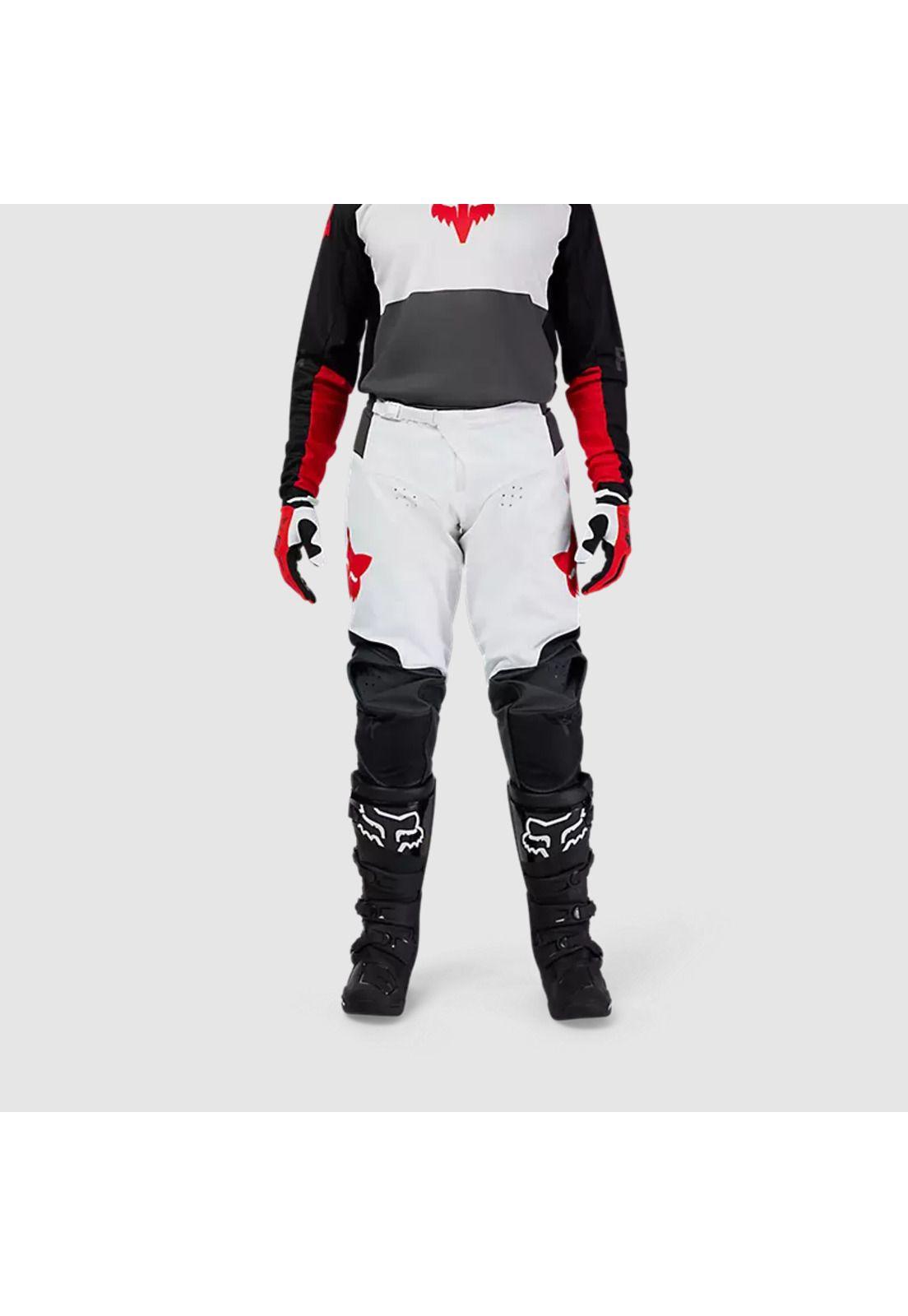Pantalon Moto 180 Flow Blanco Fox-2