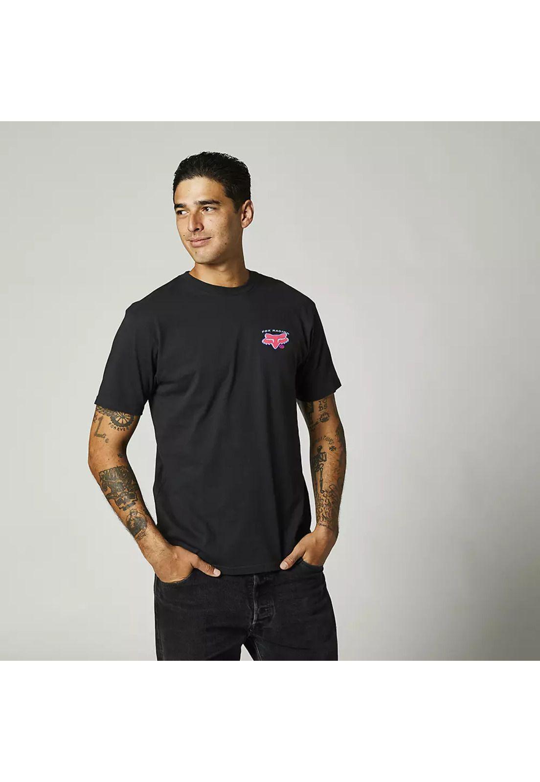 Polera Lifestyle Premium Brushed Negro Fox-0
