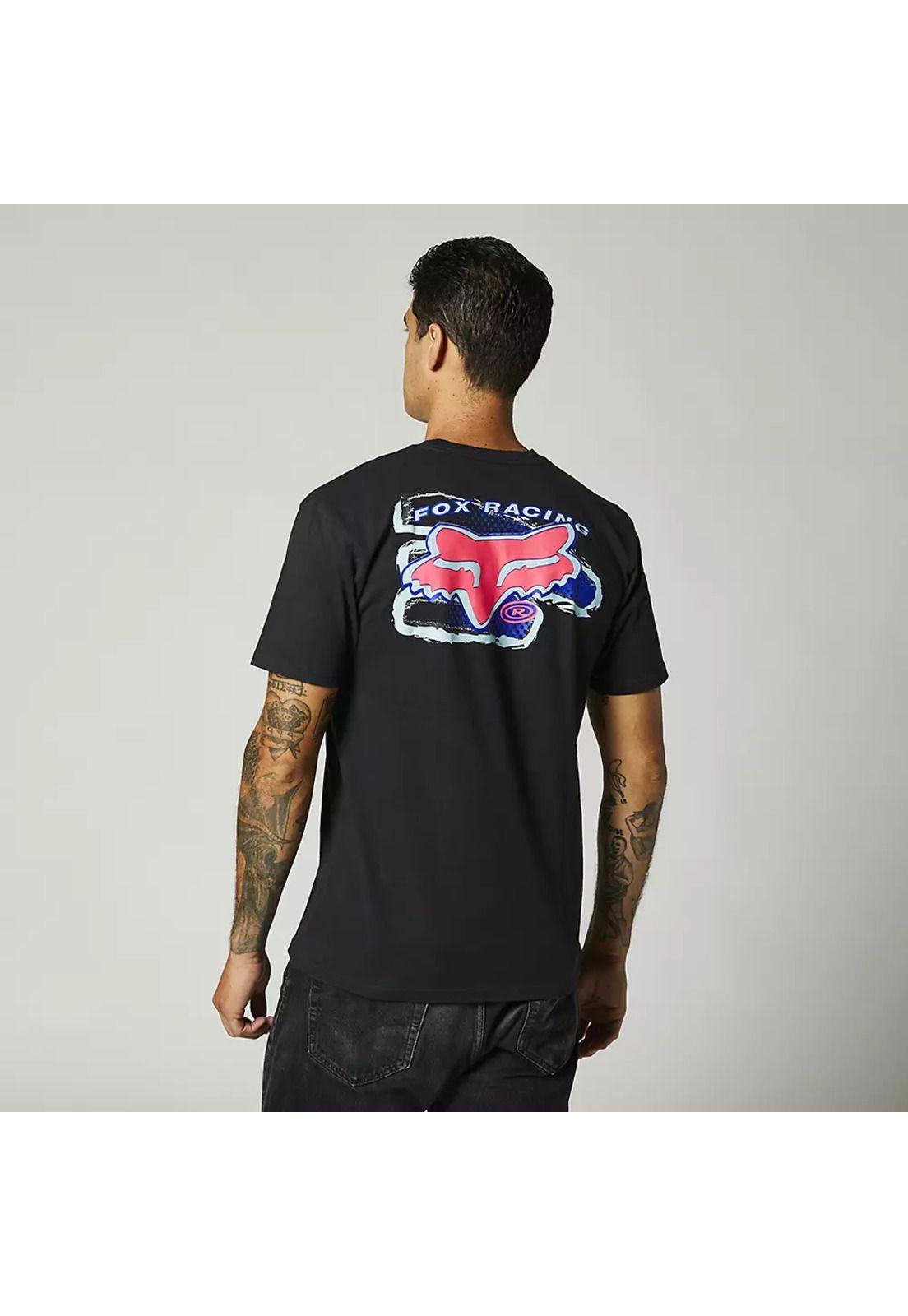 Polera Lifestyle Premium Brushed Negro Fox-1