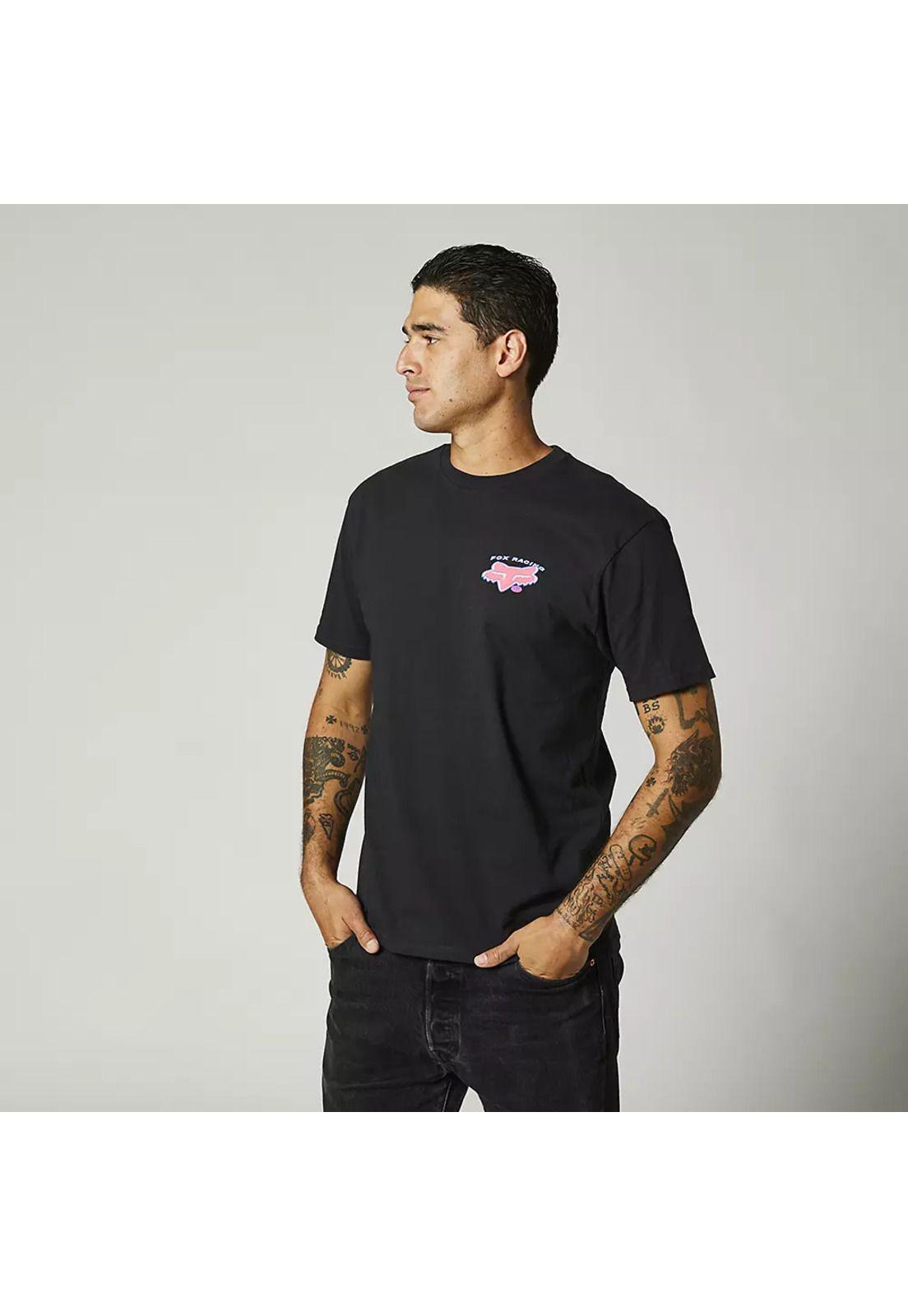 Polera Lifestyle Premium Brushed Negro Fox-2