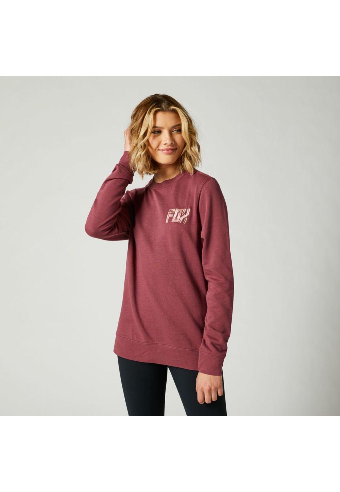 Poleron Lifestyle Mujer Sent Morado Fox-2