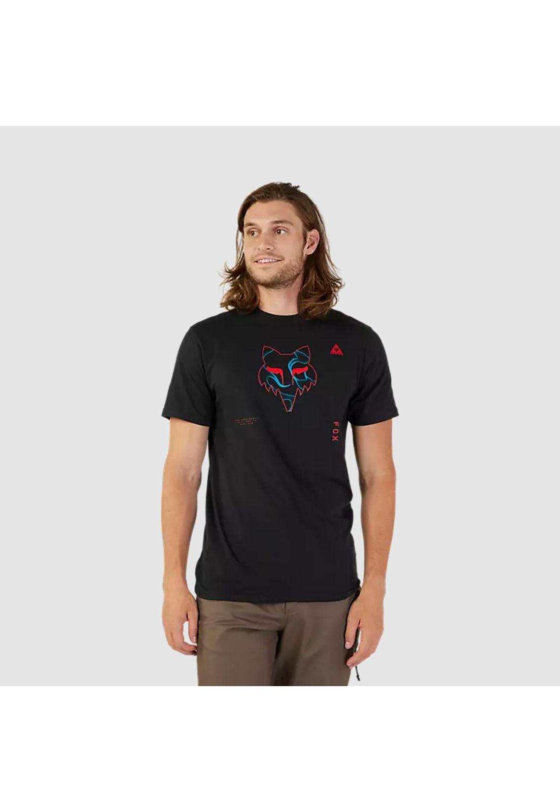 Polera Lifestyle Withered Premium Negro Fox-0