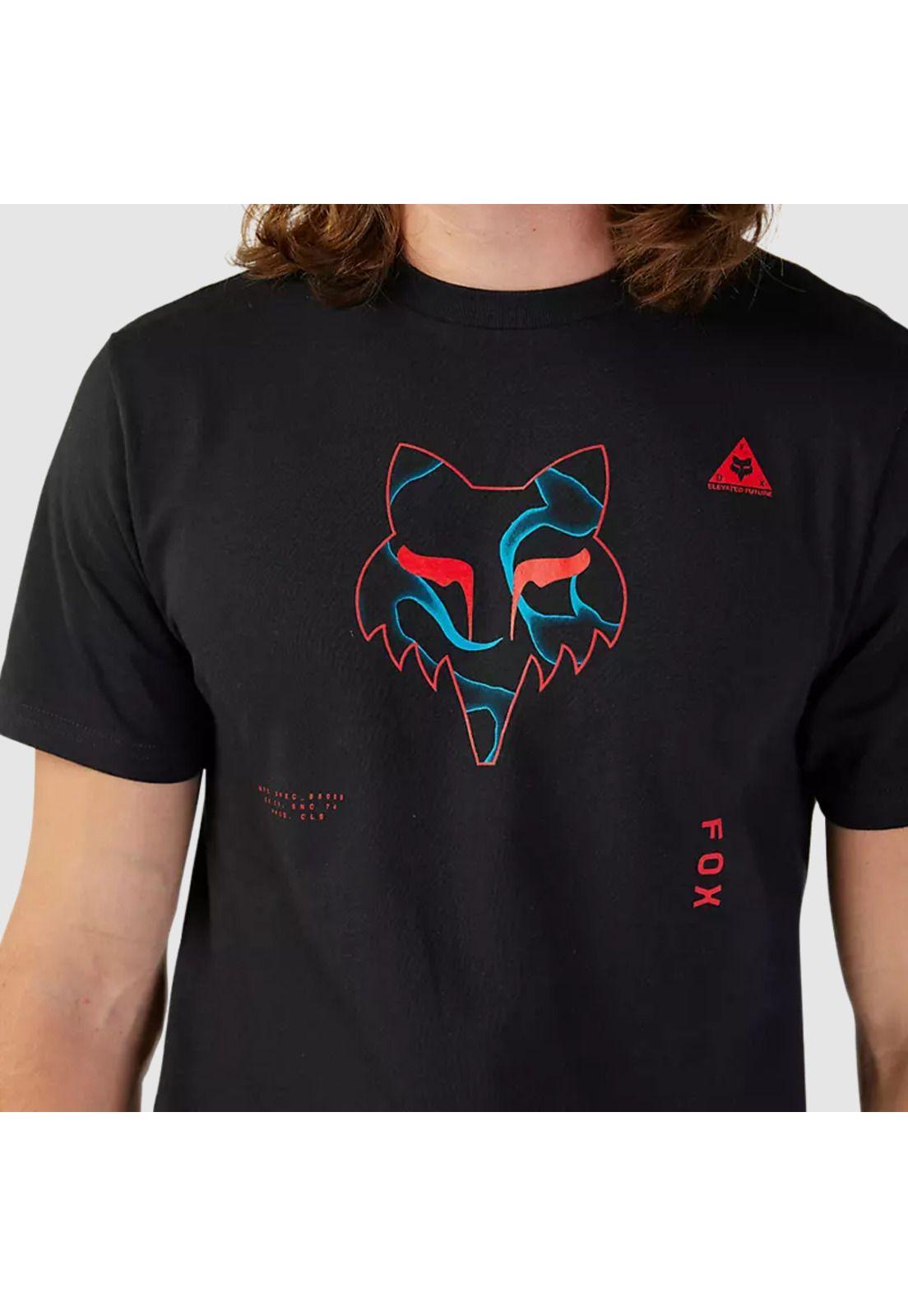 Polera Lifestyle Withered Premium Negro Fox-2