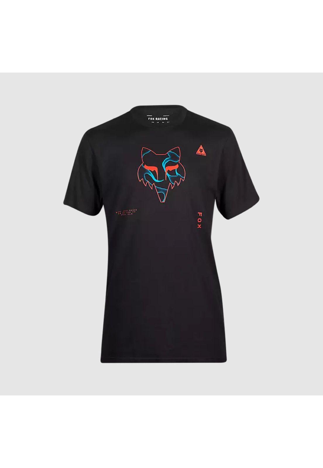 Polera Lifestyle Withered Premium Negro Fox-3
