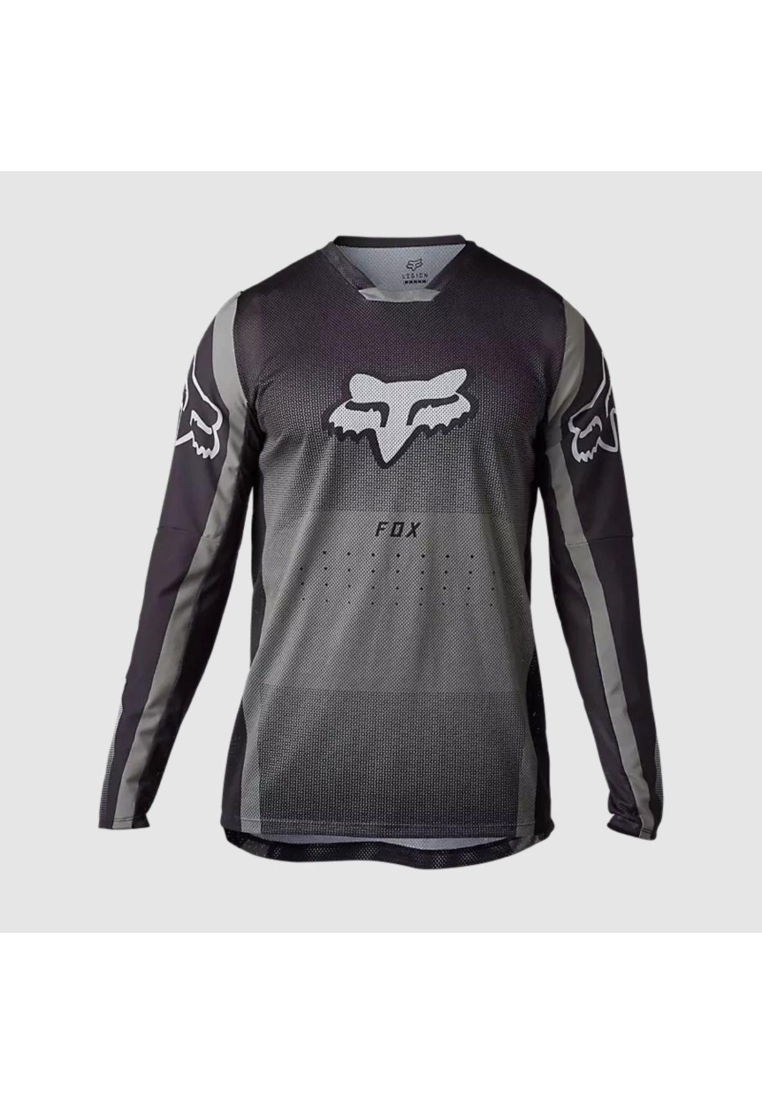 Polera Moto Ranger Air Offroad Gris Fox-0