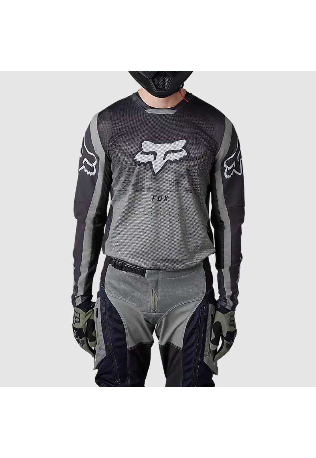 Polera Moto Ranger Air Offroad Gris Fox-1