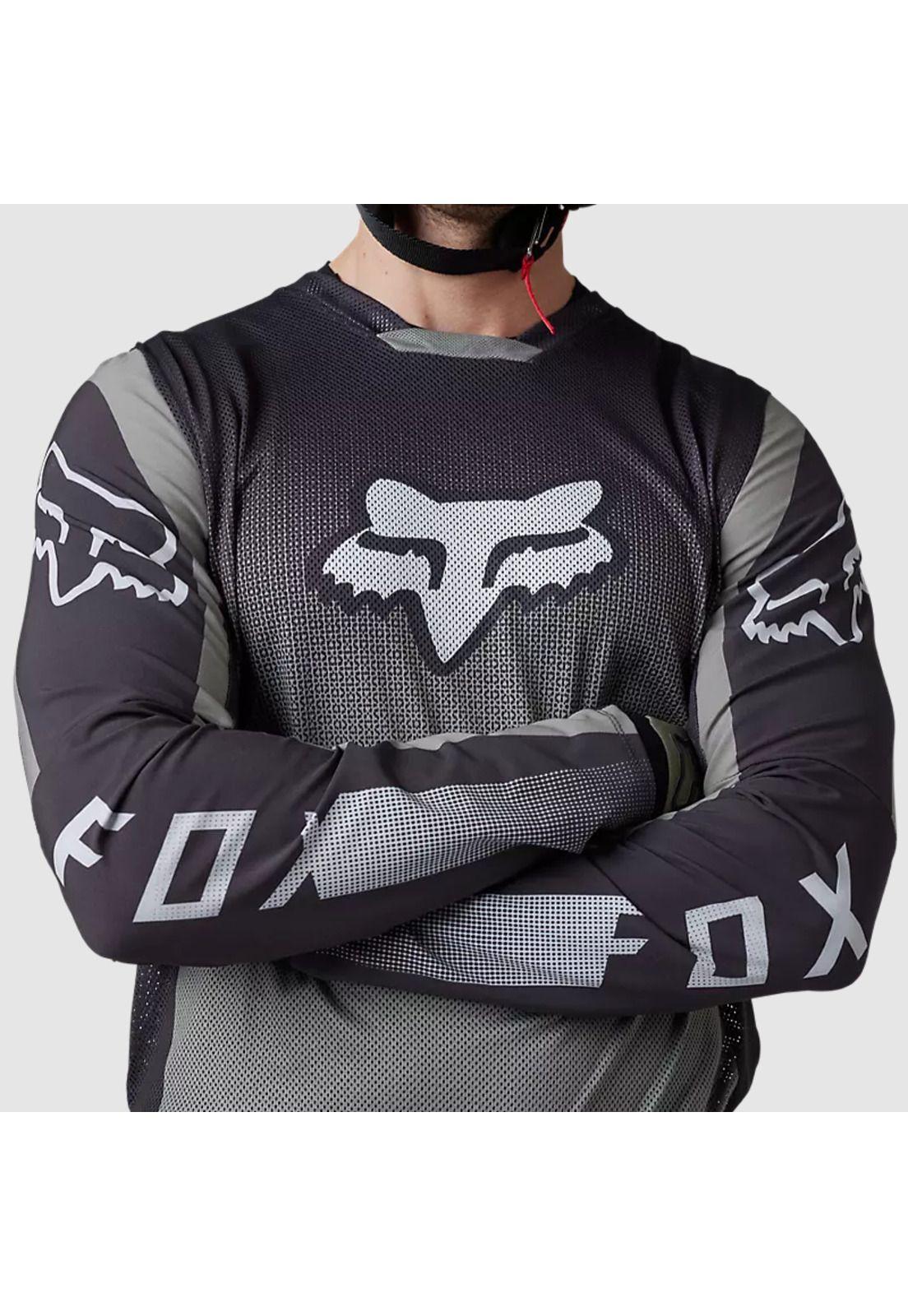 Polera Moto Ranger Air Offroad Gris Fox-5