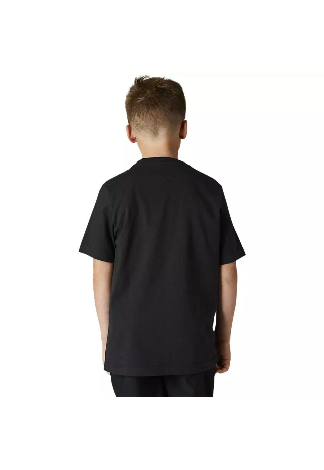 Polera Lifestyle Niño LegacyNegro/Rosado Fox-2