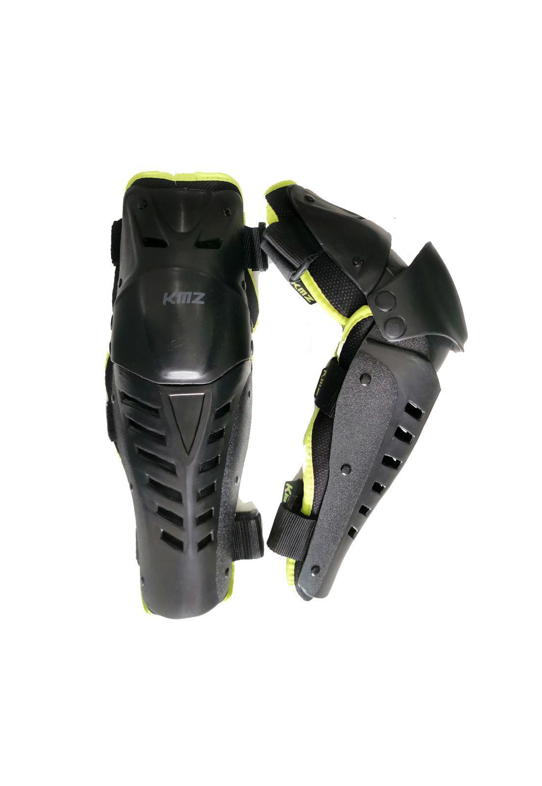 Rodilleras Moto Calle Kuwait Negro/Amarillo KMZ-0