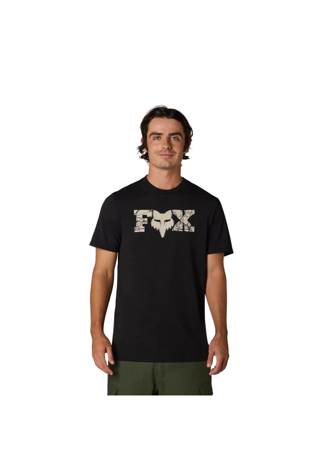 Polera Lifestyle Diffuse Dri-Release  Negro Fox-2