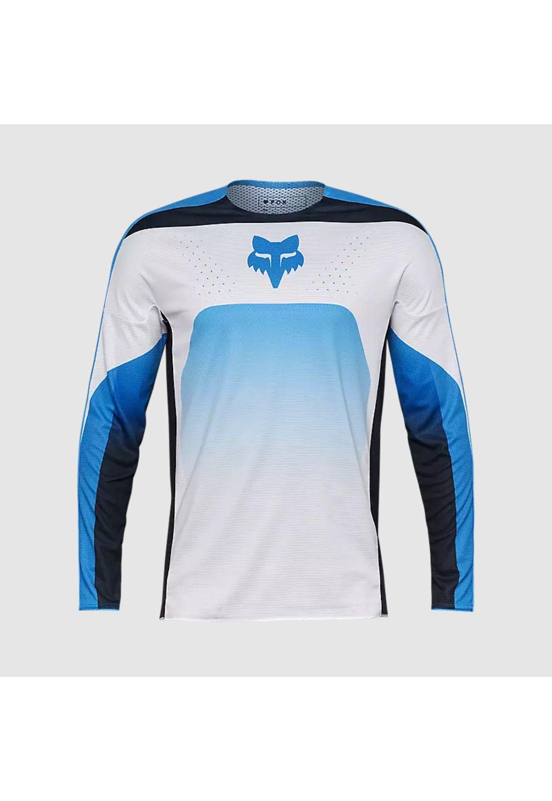 Polera Moto 360 Divider Azul Fox-0