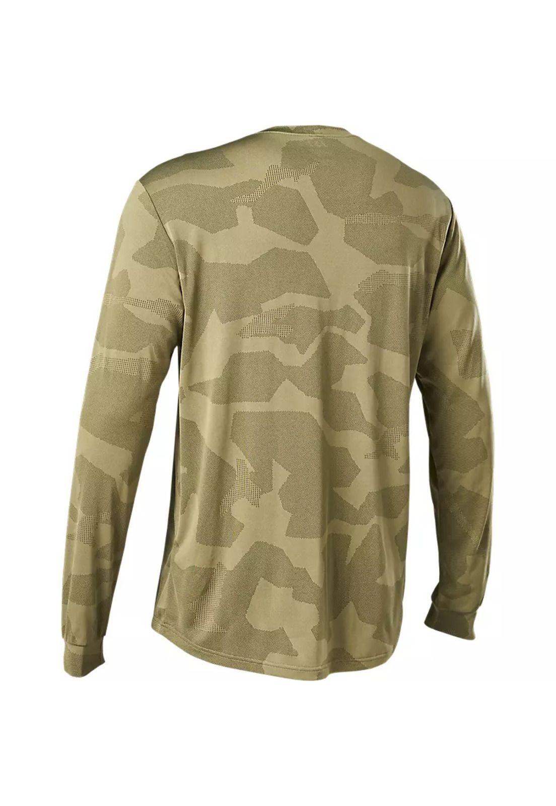 Polera Bicicleta Manga Larga Ranger Trudri Cafe Fox-2