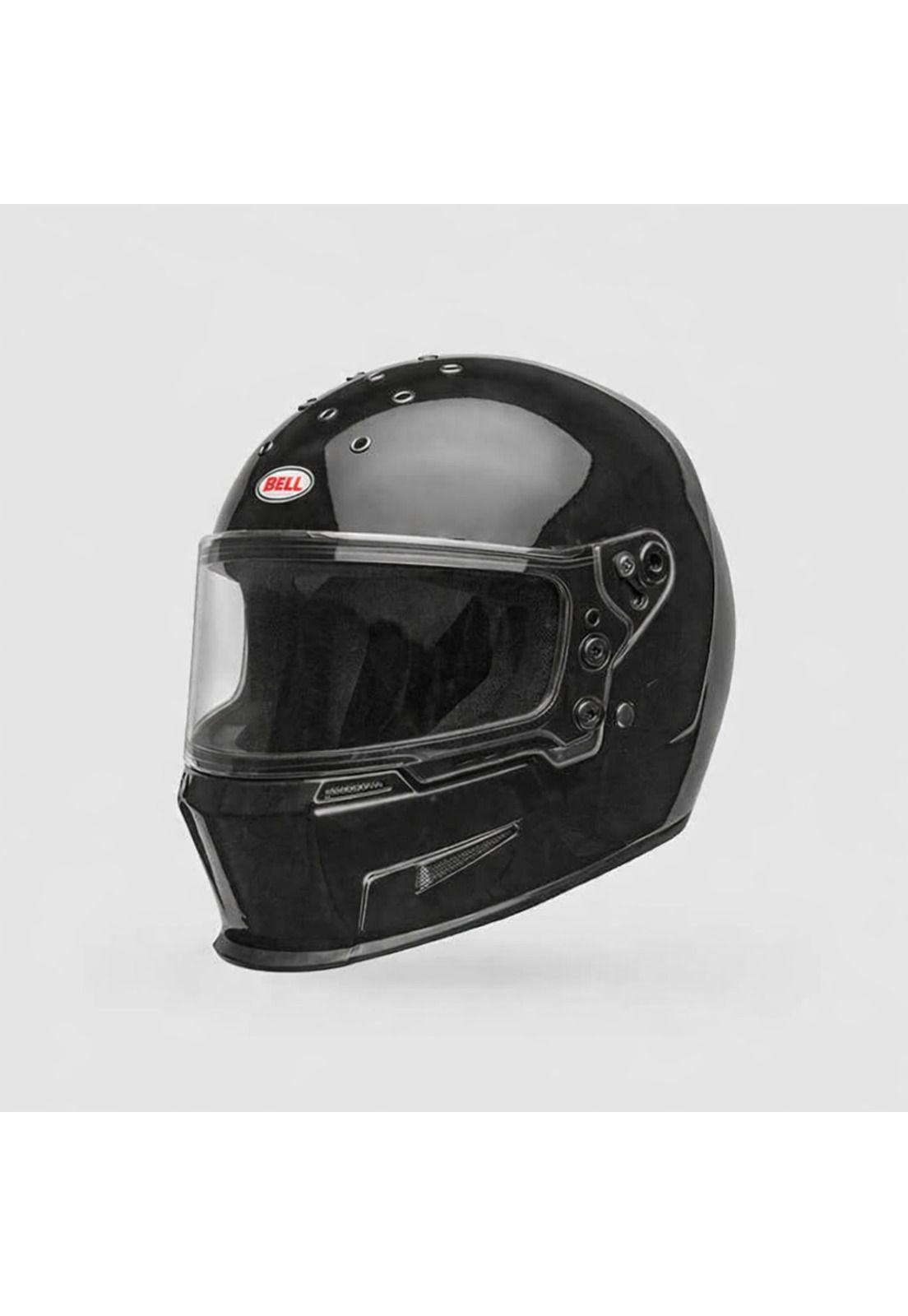 Casco Moto Calle Eliminator Solid Negro Bell-0