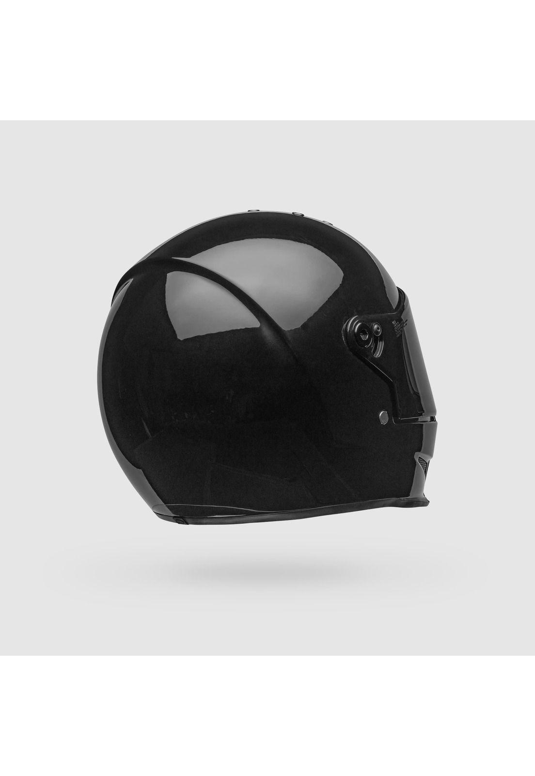 Casco Moto Calle Eliminator Solid Negro Bell-1