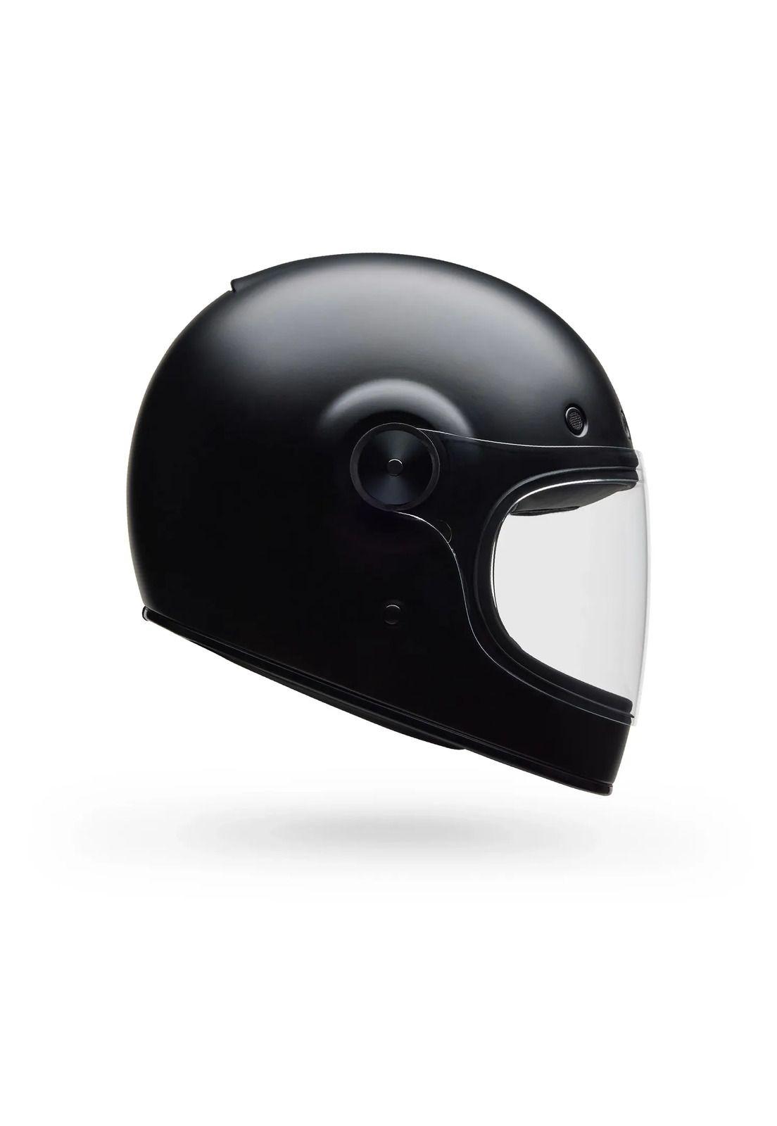 Casco Moto Calle Bullitt GT Solid Negro Mate Bell-0