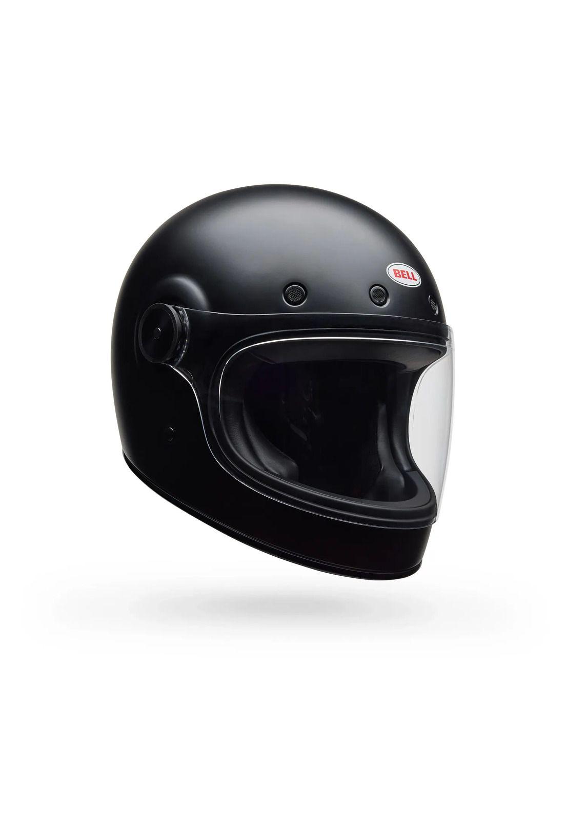 Casco Moto Calle Bullitt GT Solid Negro Mate Bell-1