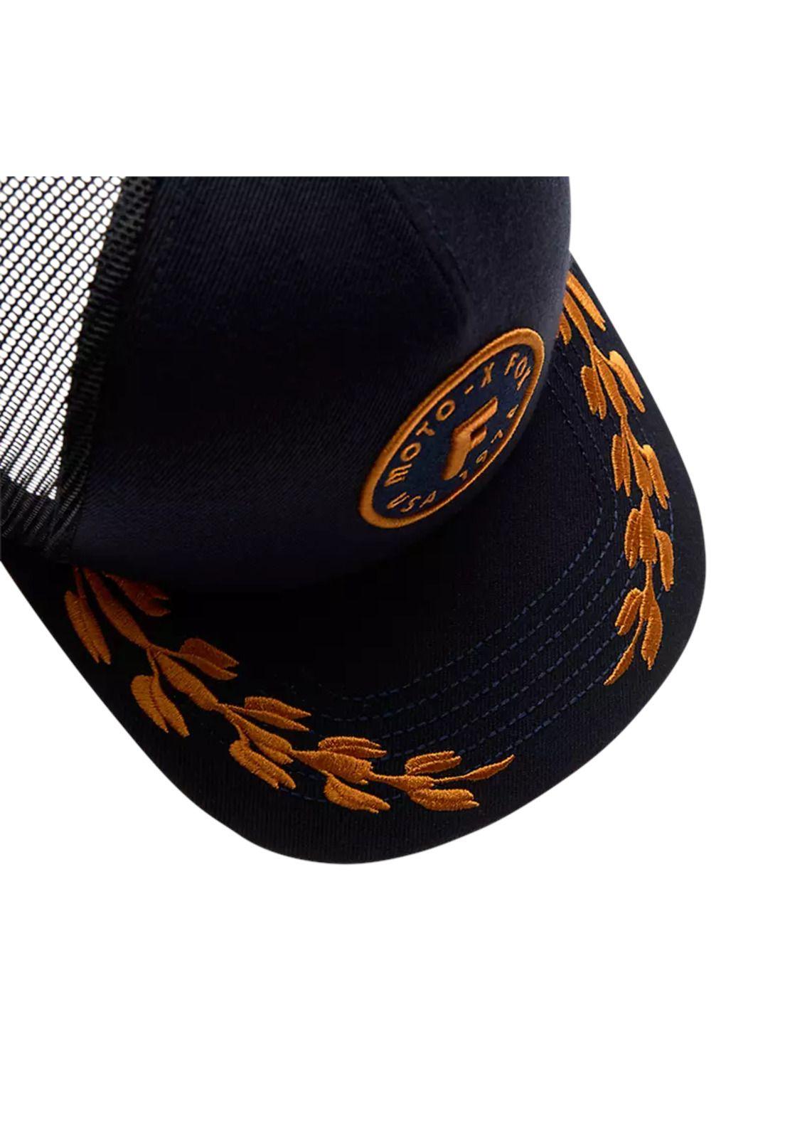 Gorro Jockey Lifestyle Mujer Trucker Circa 74 Azul Fox-2