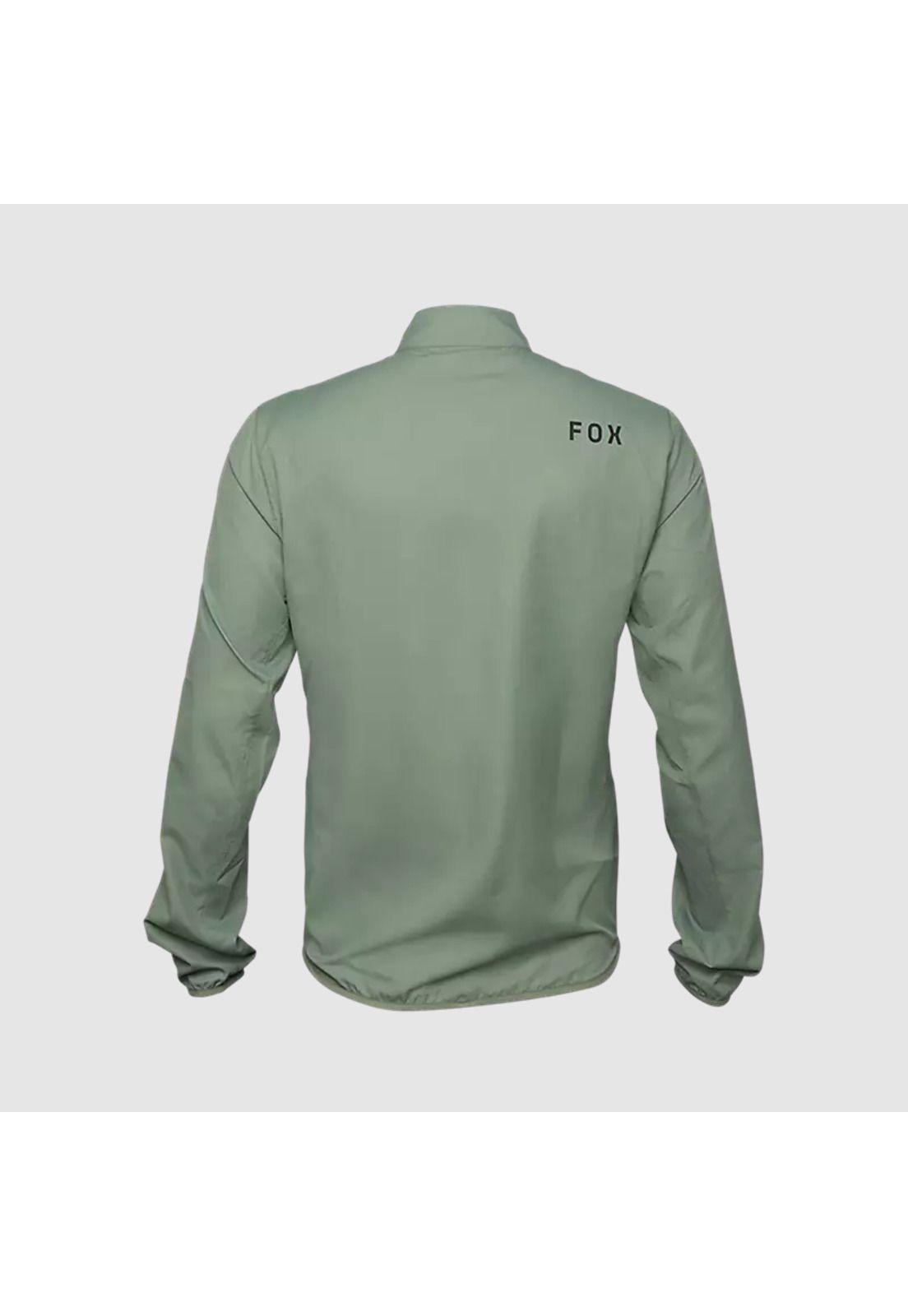 Chaqueta Cortavientos Bicicleta Ranger Verde Fox-1