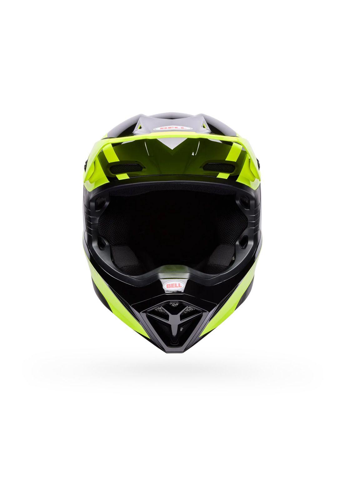 Casco Moto Niño MX-10 Mips Talon  Amarillo/Negro Bell-2