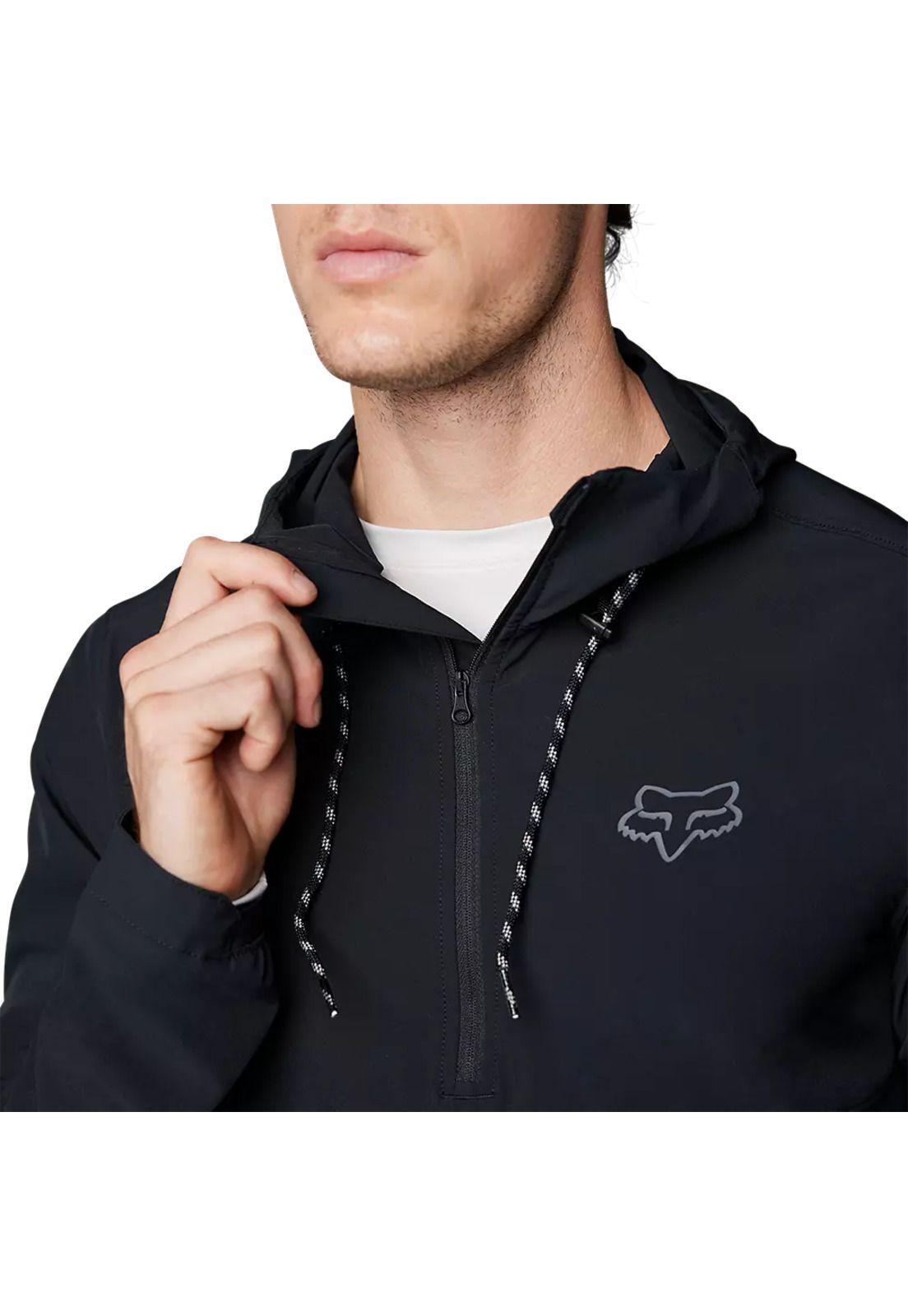 Chaqueta Bicicleta Ranger Wind Pullover Negro Fox-3