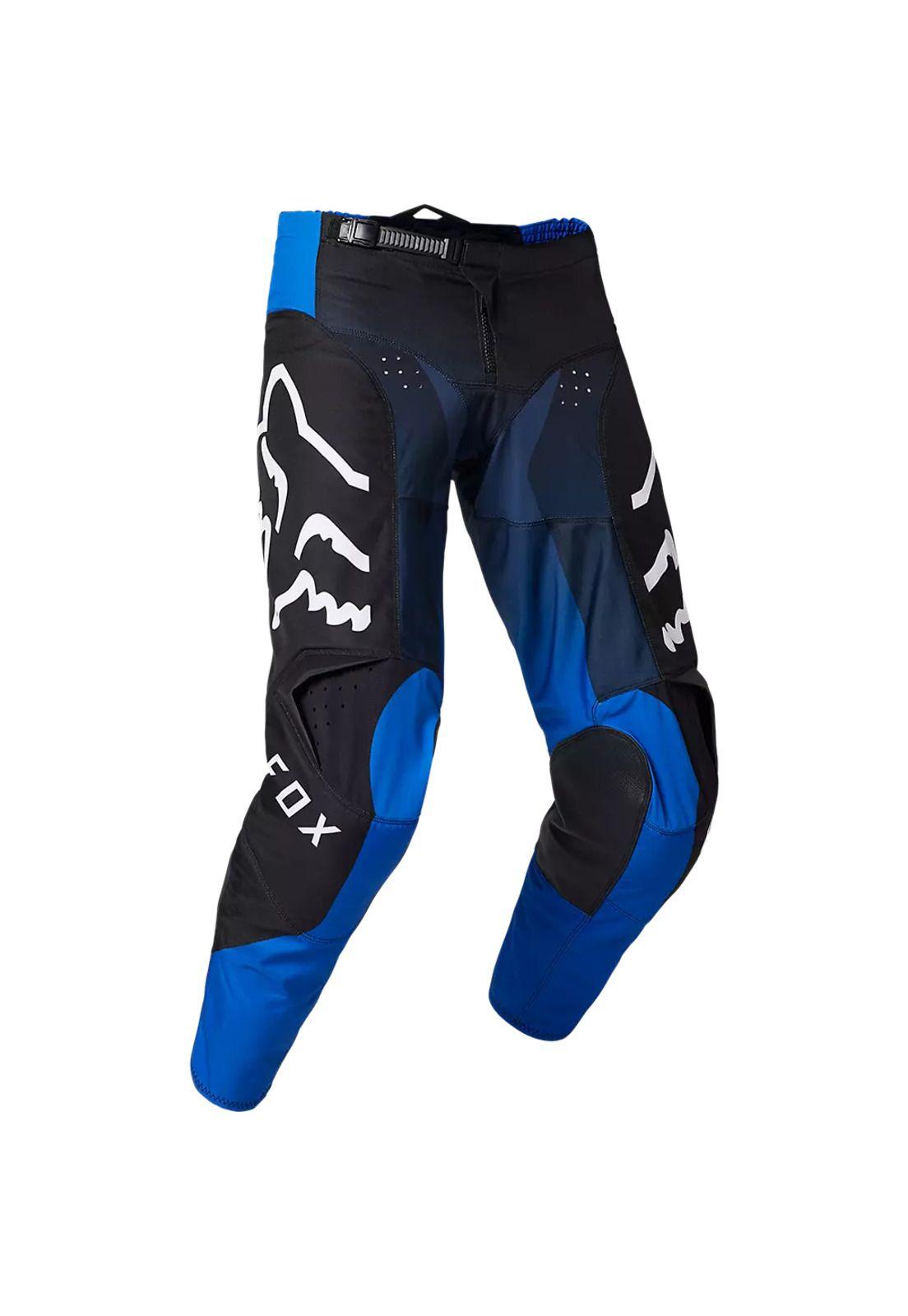 Pantalon Moto 180 Leed Azul/Negro Fox-0