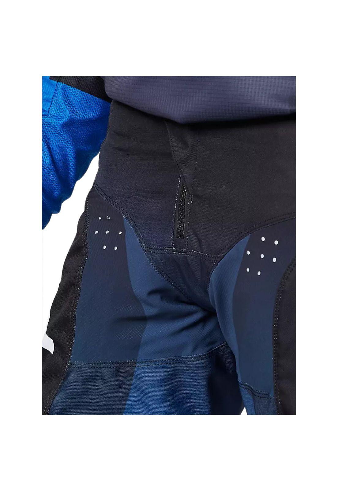 Pantalon Moto 180 Leed Azul/Negro Fox-3
